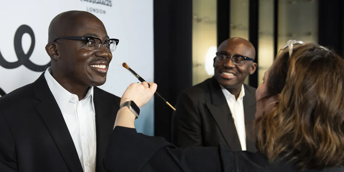 Edward Enninful With Figure