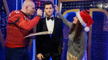 Madame Tussauds London Gets Michael Buble Ready For Christmas3