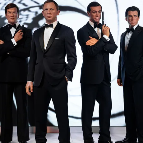 James Bonds at Madame Tussauds London
